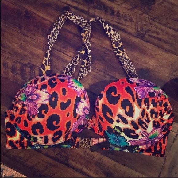 Victoria’s Secret Bombshell Exotic Leopard 🐆 Bikini Top - Picture 1 of 4